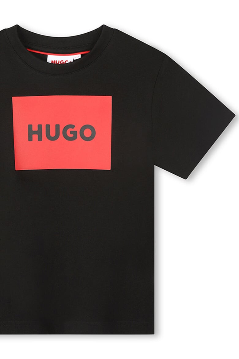 HUGO Tricou din bumbac cu imprimeu logo - Pled.ro