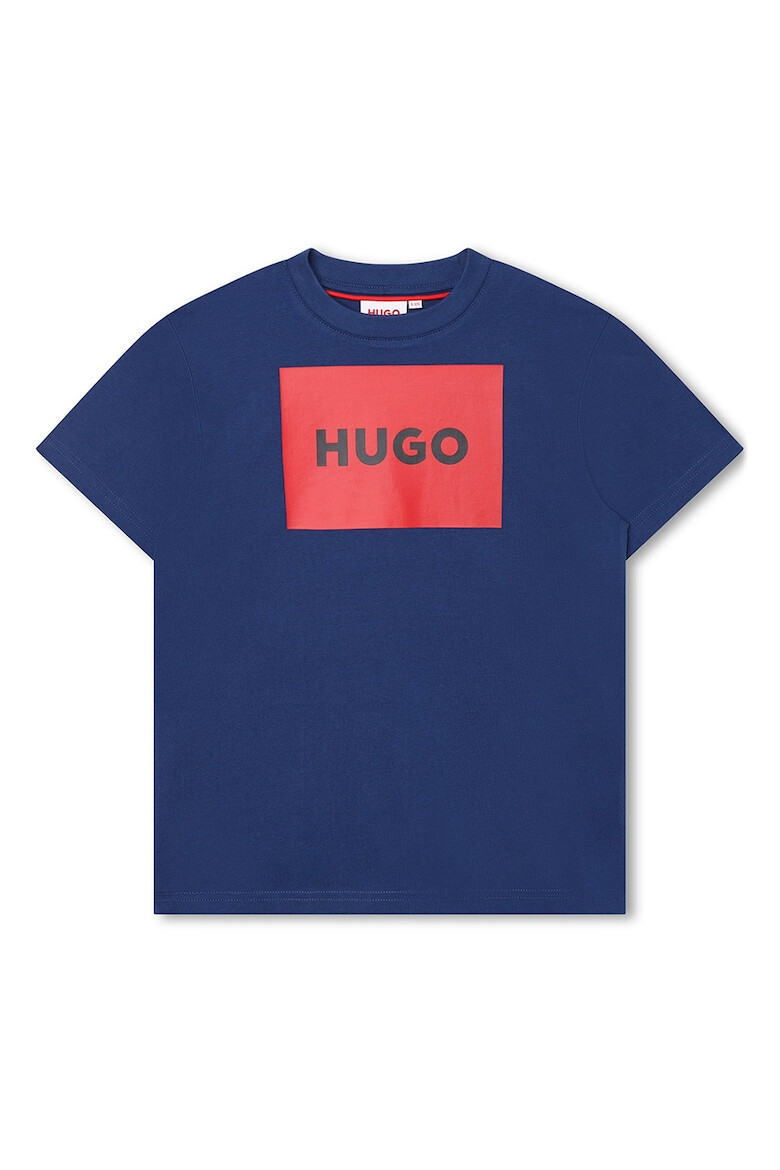 HUGO Tricou din bumbac cu imprimeu logo - Pled.ro