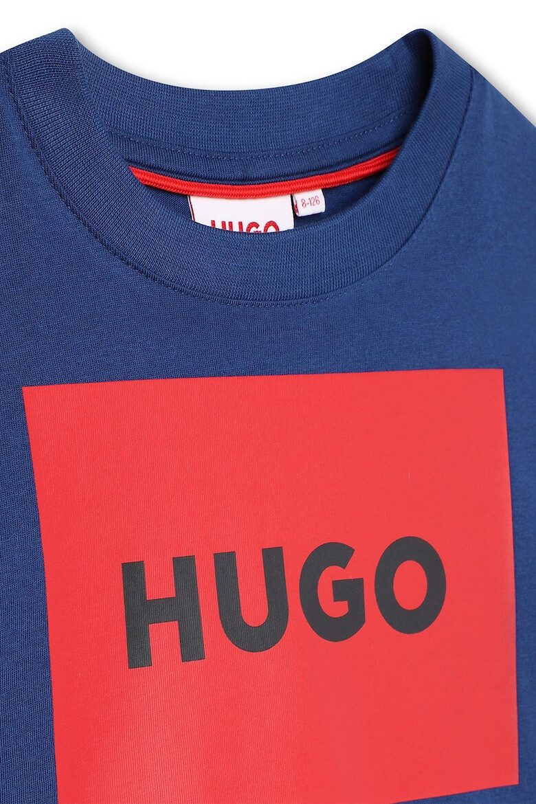 HUGO Tricou din bumbac cu imprimeu logo - Pled.ro