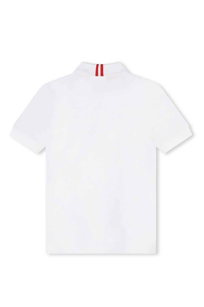 HUGO Tricou polo din amestec de bumbac cu imprimeu logo - Pled.ro