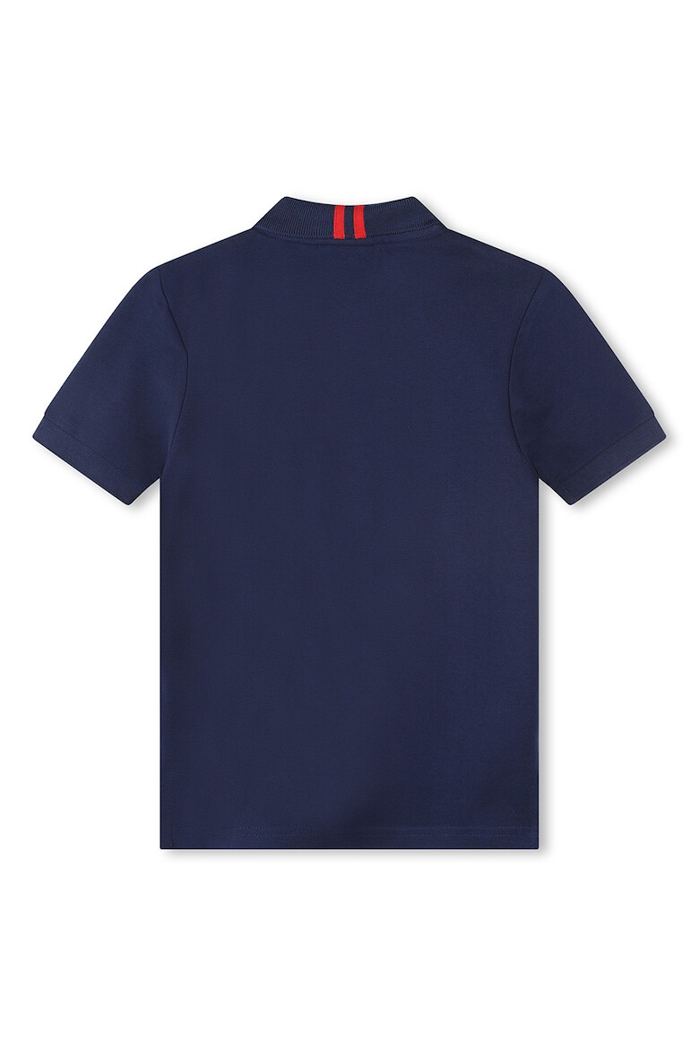 HUGO Tricou polo din amestec de bumbac cu imprimeu logo - Pled.ro