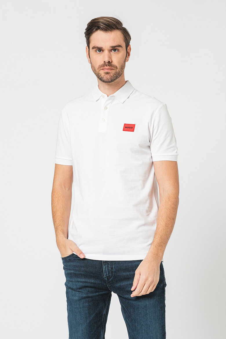 HUGO Tricou polo slim fit cu aplicatie logo Dereso - Pled.ro