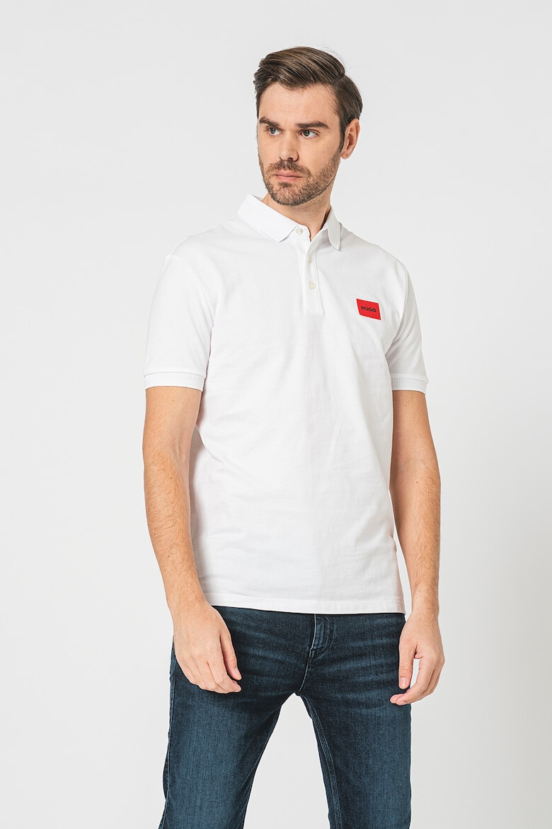 HUGO Tricou polo slim fit cu aplicatie logo Dereso - Pled.ro