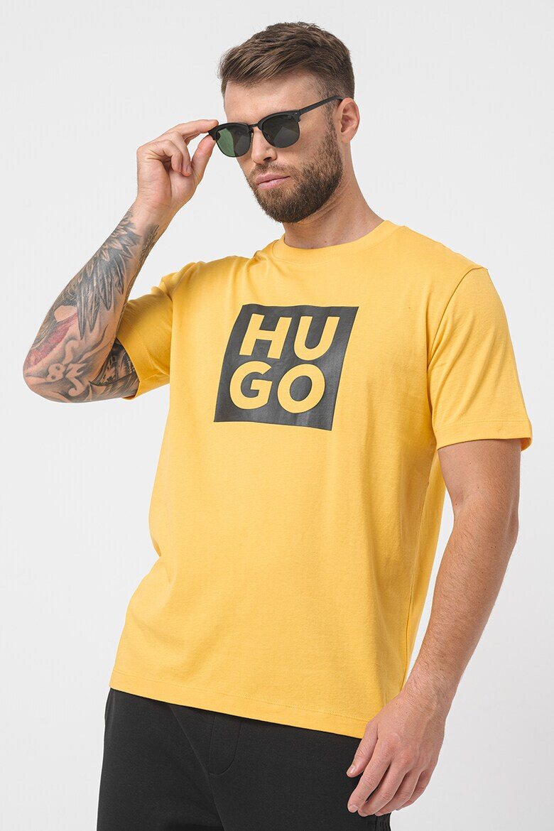 HUGO Tricou regular fit cu logo Daltor - Pled.ro