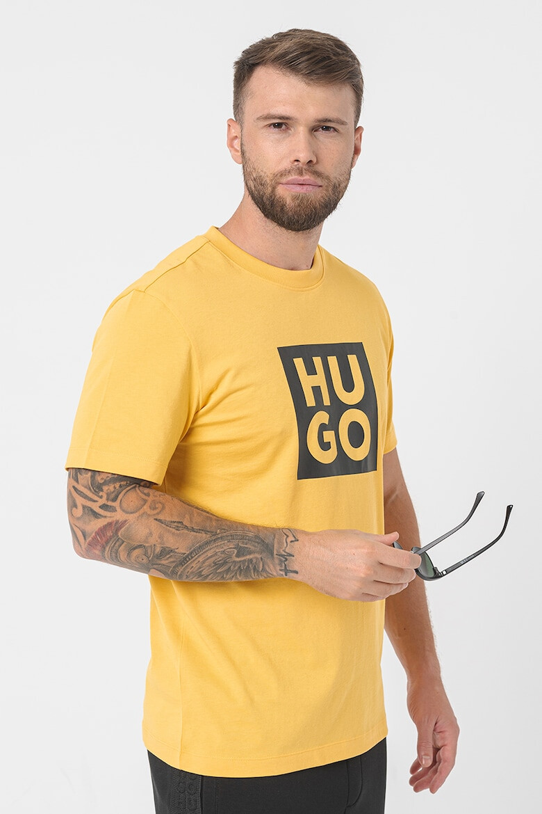 HUGO Tricou regular fit cu logo Daltor - Pled.ro