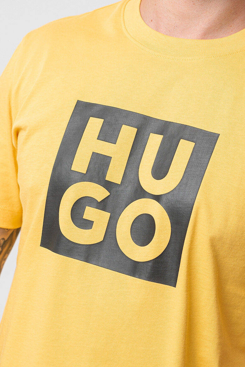 HUGO Tricou regular fit cu logo Daltor - Pled.ro