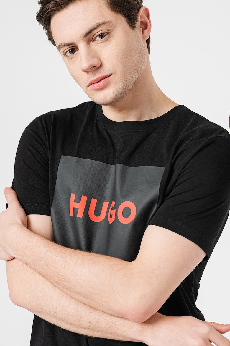 HUGO Tricou regular fit cu imprimeu logo Dulive - Pled.ro