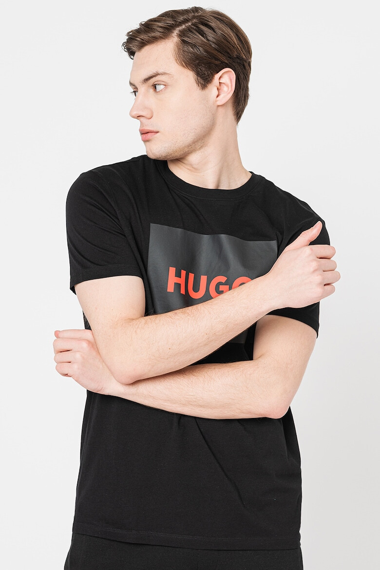 HUGO Tricou regular fit cu imprimeu logo Dulive - Pled.ro