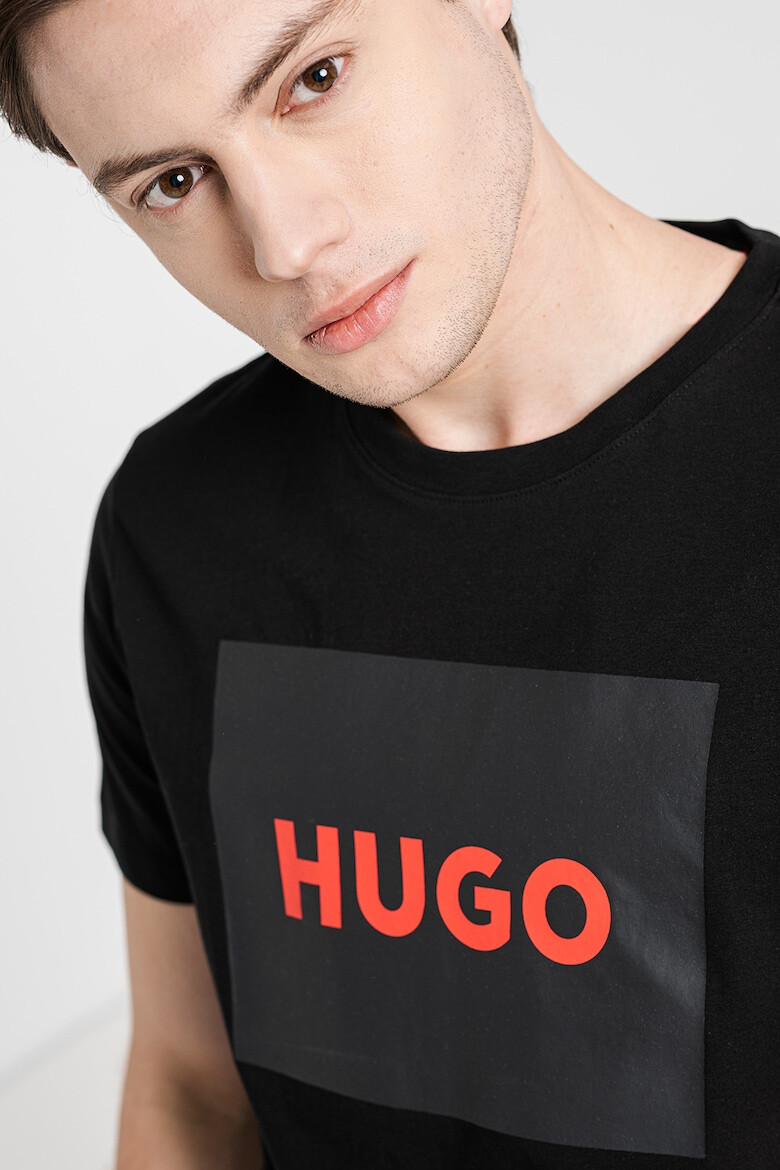 HUGO Tricou regular fit cu imprimeu logo Dulive - Pled.ro