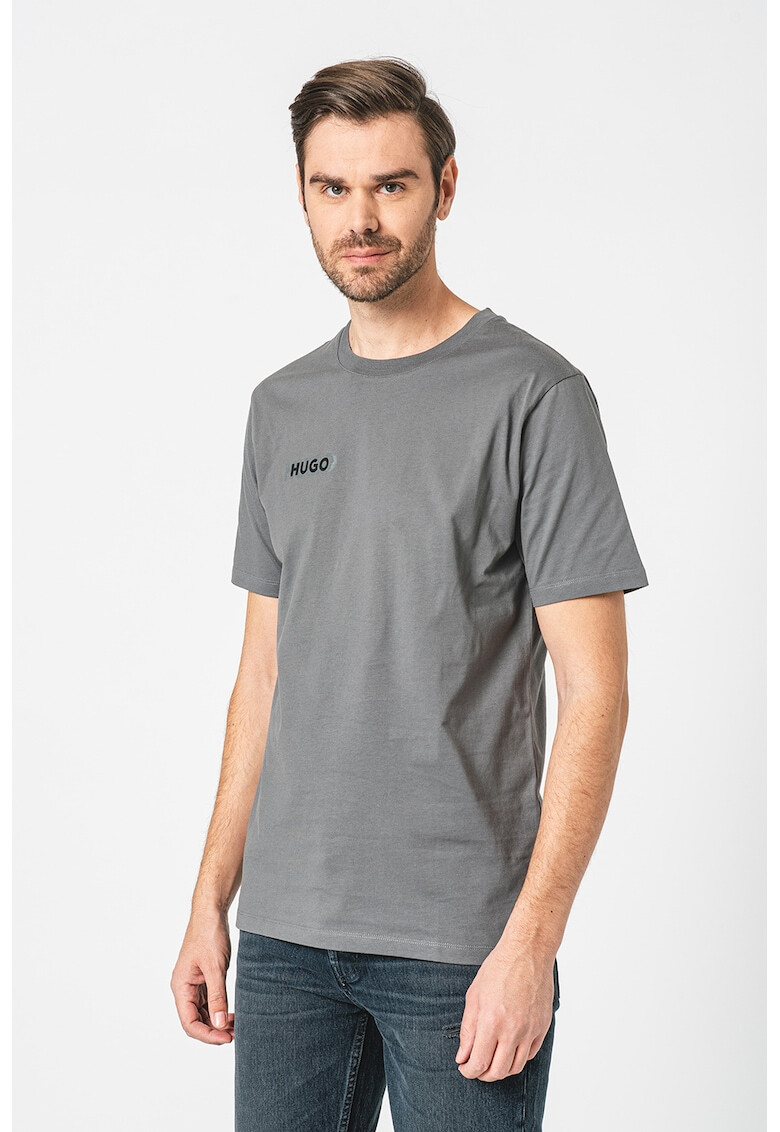 HUGO Tricou regular fit cu logo - Pled.ro