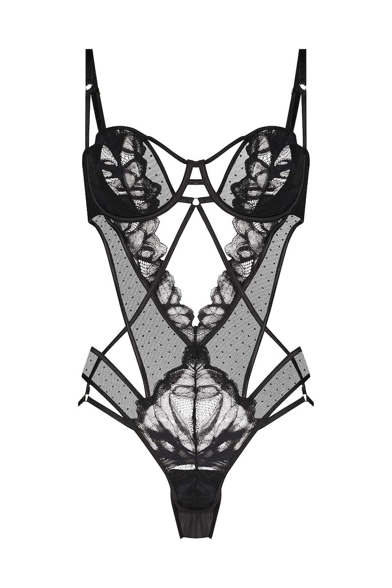 Hunkemoller Body de dantela si plasa cu sustinere metalica Billie - Pled.ro