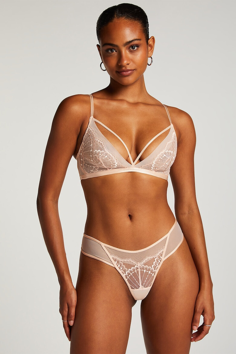 Hunkemoller Sutien cu broderii fara burete - Pled.ro