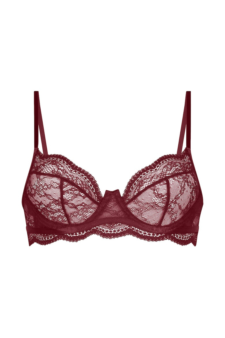 Hunkemoller Sutien din dantela cu sustinere metalica fara burete Isabelle - Pled.ro