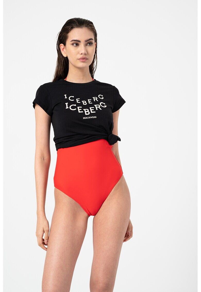 Iceberg Tricou de plaja cu imprimeu logo - Pled.ro