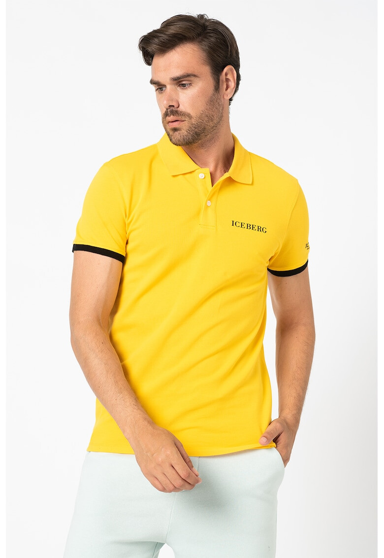 Iceberg Tricou polo de plaja cu imprimeu logo - Pled.ro