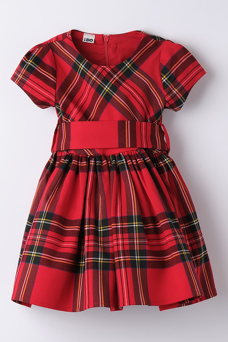 IDO Rochie mini cu model tartan - Pled.ro