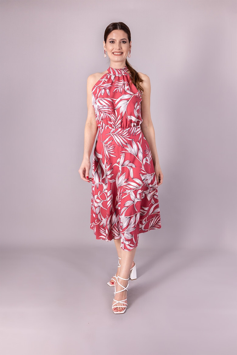 Ilona Andreoiu Rochie evazata cu model floral - Pled.ro