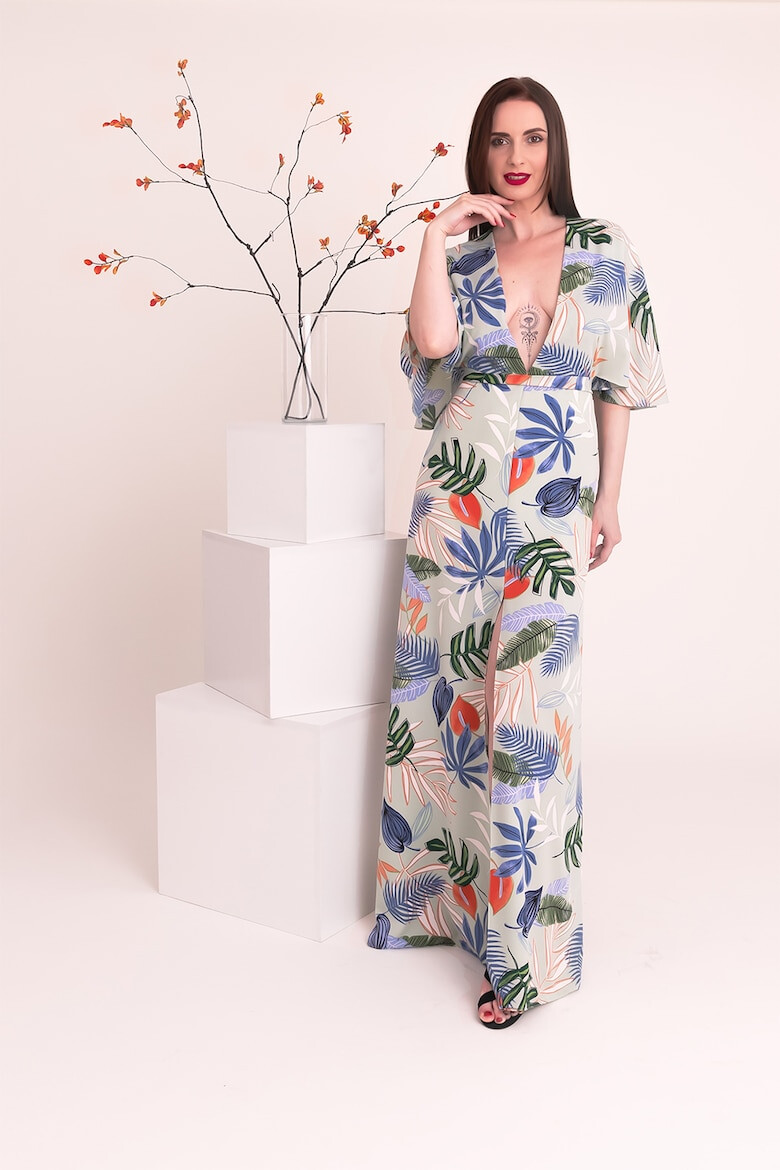 Ilona Andreoiu Rochie maxi cu model tropical - Pled.ro