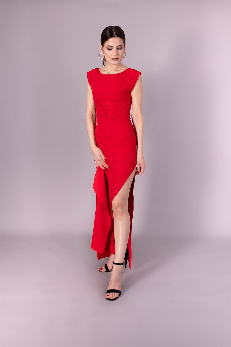 Ilona Andreoiu Rochie midi cu slit lateral - Pled.ro