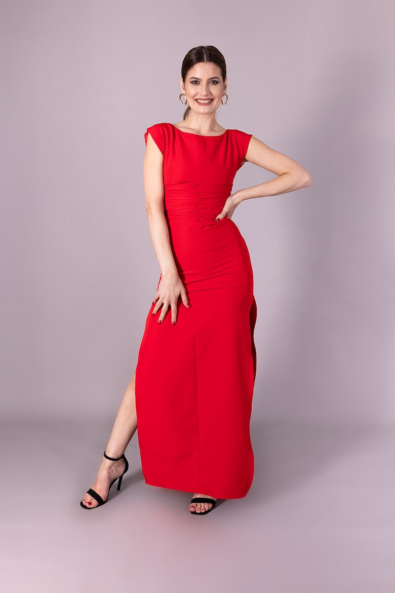 Ilona Andreoiu Rochie midi cu slit lateral - Pled.ro