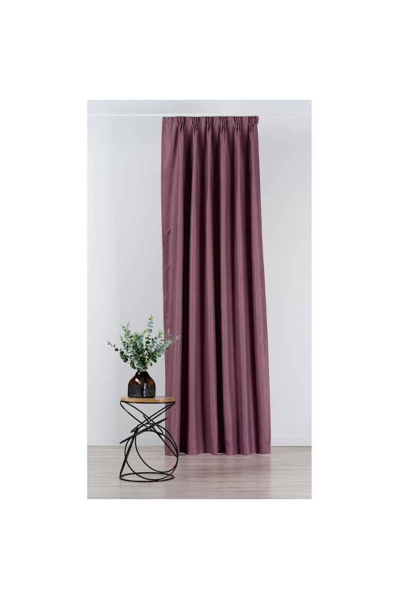 Imagine Draperie Blackout Living Textiles cu rejansa 140x260 cmalb-gri - Pled.ro