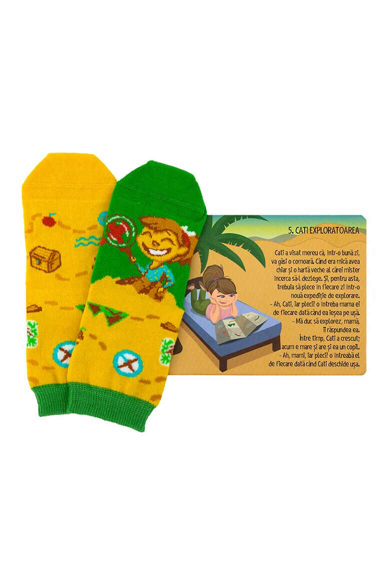 INCROCODIBLE Set 5 perechi de sosete unisex cu personaje Multicolor - Pled.ro