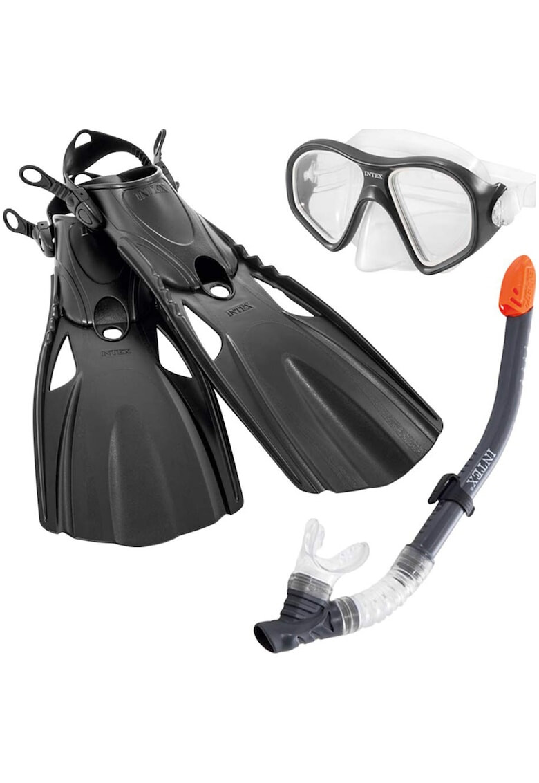 Intex Set snorkeling Clam Shell Pack varsta 14+ ani - Pled.ro