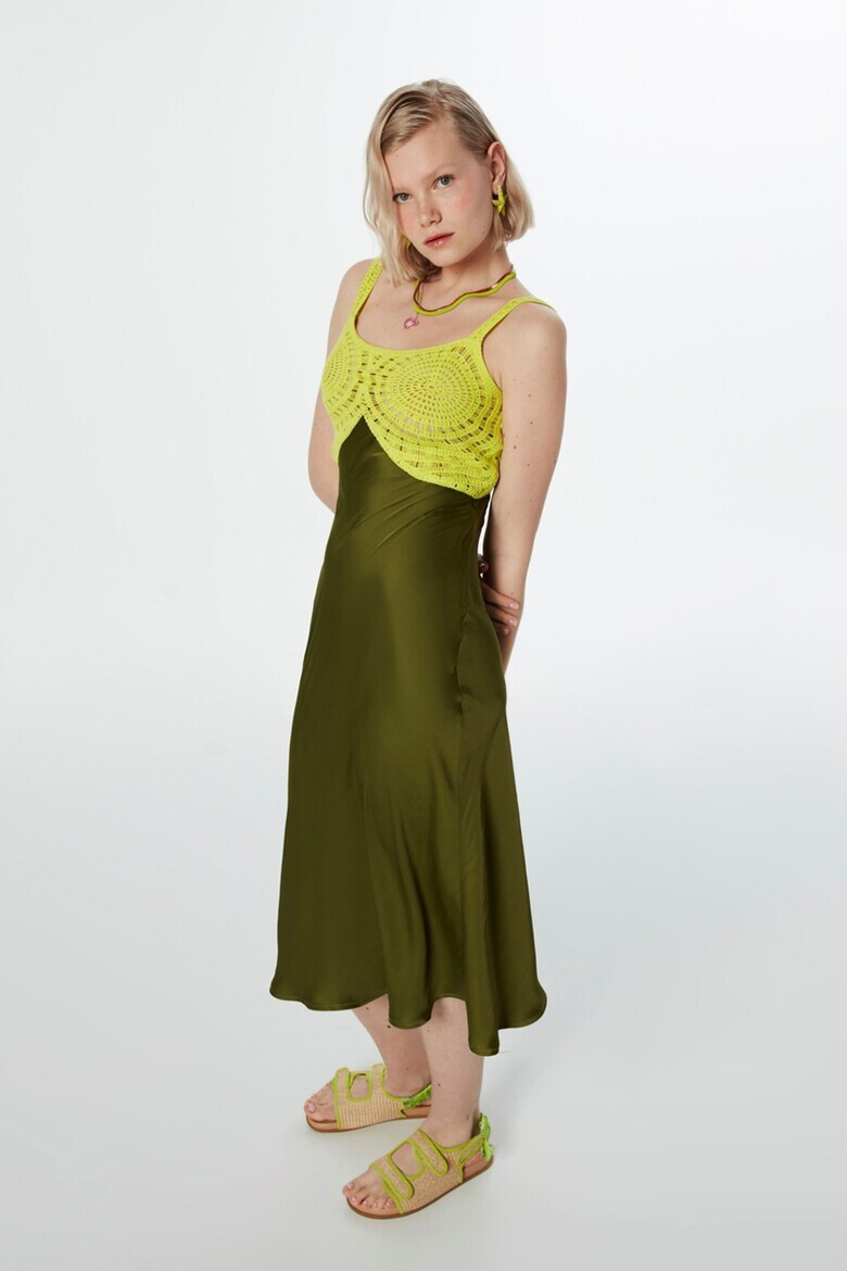 Ipekyol Rochie midi cu model colorblock - Pled.ro