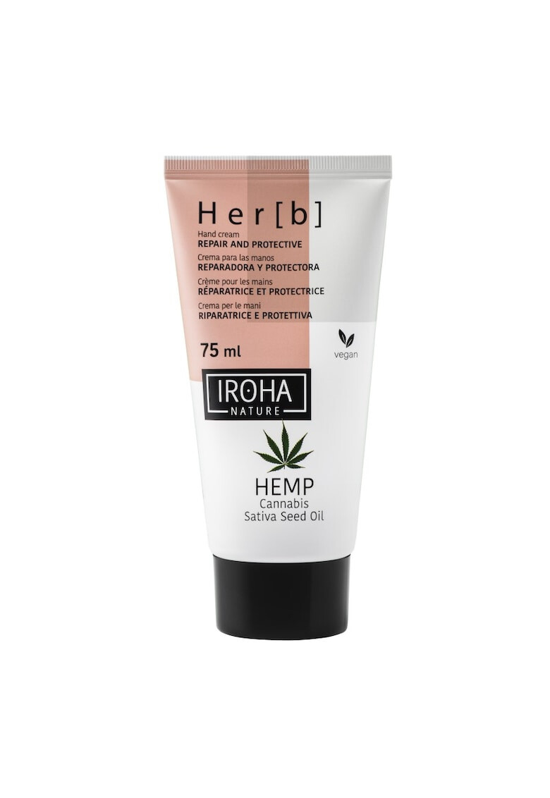 IROHA NATURE Crema Iroha pentru maini si unghii cu ulei de cannabis - Pled.ro