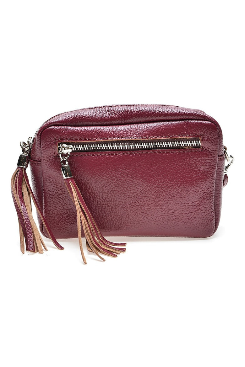 Isabella Rhea Geanta crossbody de piele cu canaf - Pled.ro