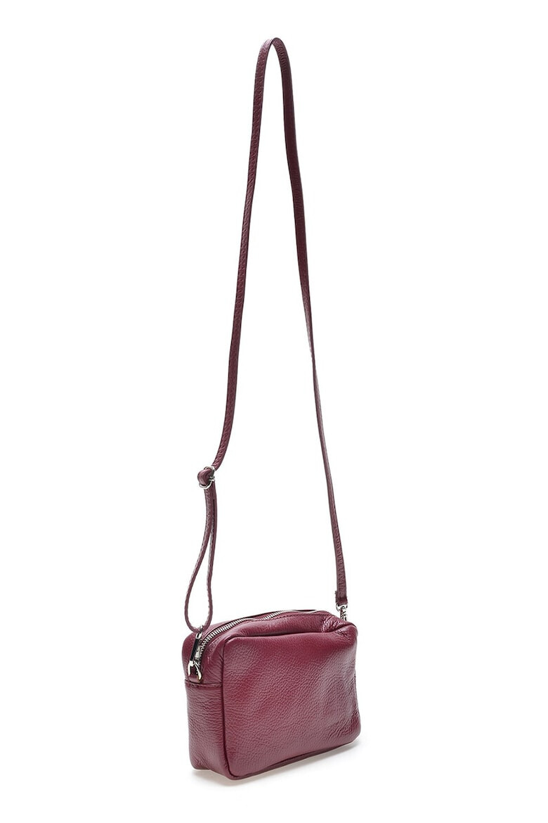 Isabella Rhea Geanta crossbody de piele cu canaf - Pled.ro