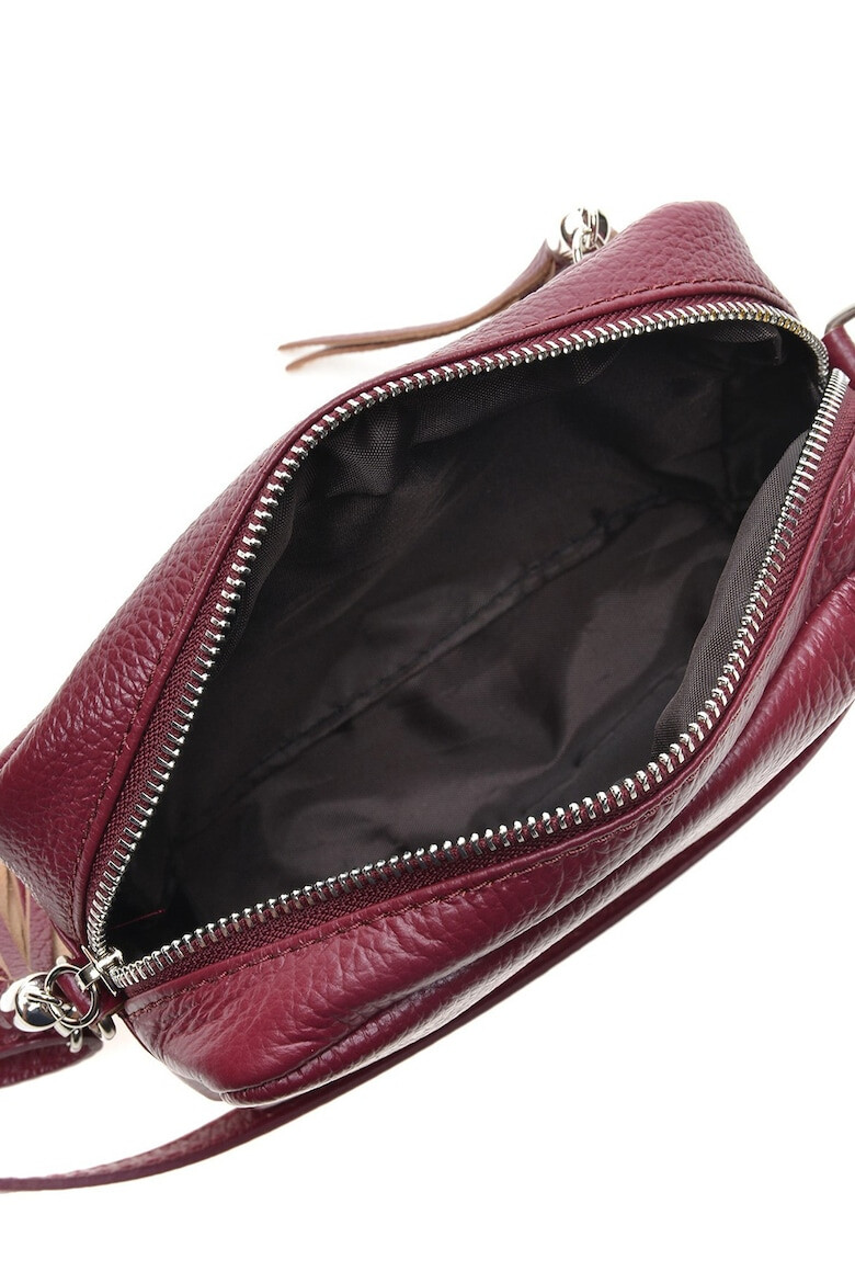 Isabella Rhea Geanta crossbody de piele cu canaf - Pled.ro