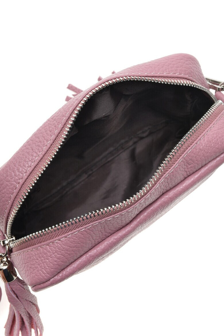 Isabella Rhea Geanta crossbody de piele cu canaf - Pled.ro