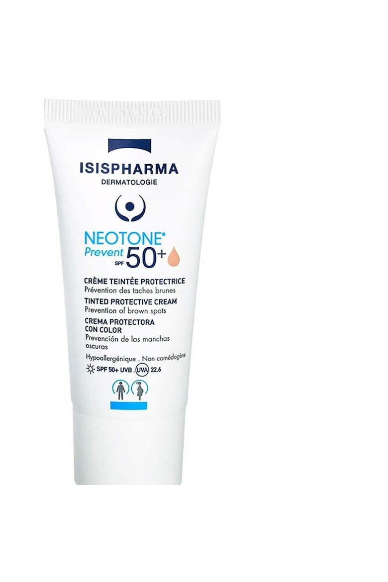 Isis Pharma Crema nuantatoare preotectoare Neotone Prevent SPF50+ 30 ml Isispharma - Pled.ro