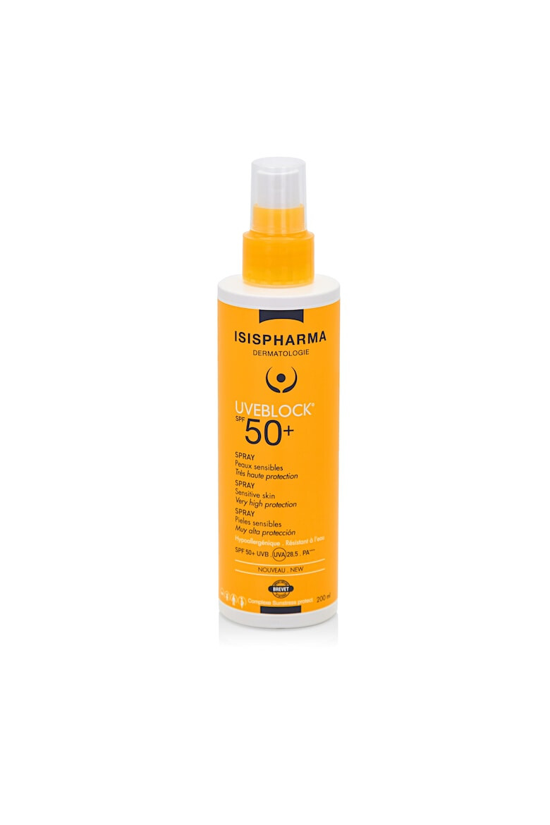 Isis Pharma Spray de protectie solara foarte ridicata UVEBLOCK® SPF 50+ SPRAY 200 ml - Pled.ro