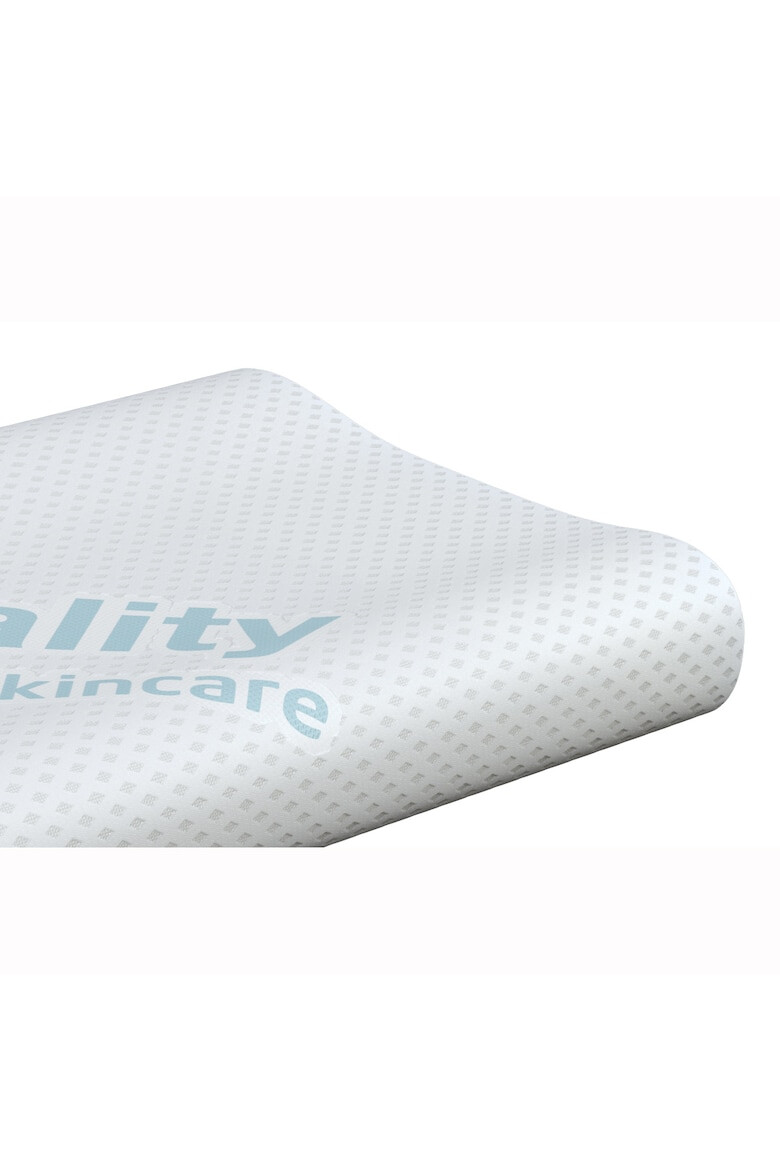 ISleep Perna VitalCare 100% Memory Foam HD® husa Vitality tratata antialergic imbogatita cu cplx Vitamine A-E-F 69x41x11 cm - Pled.ro