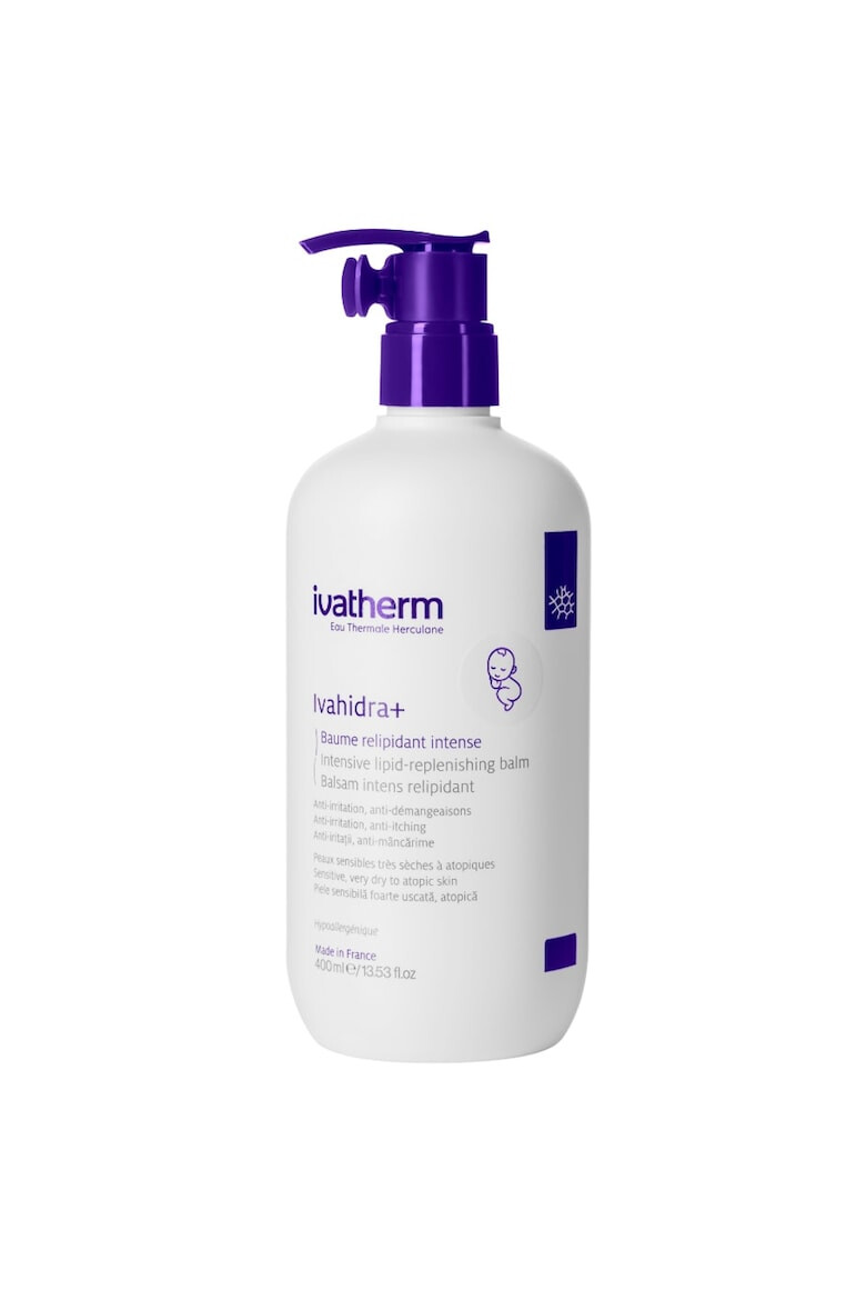 Ivatherm Balsam relipidant Ivahidra+ crema hidratanta pentru piele foarte uscata si iritata 400 ml - Pled.ro