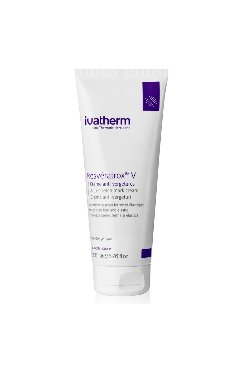 Ivatherm Crema anti-vergeturi Resveratrox V previne si reduce formarea vergeturilor 200 ml - Pled.ro