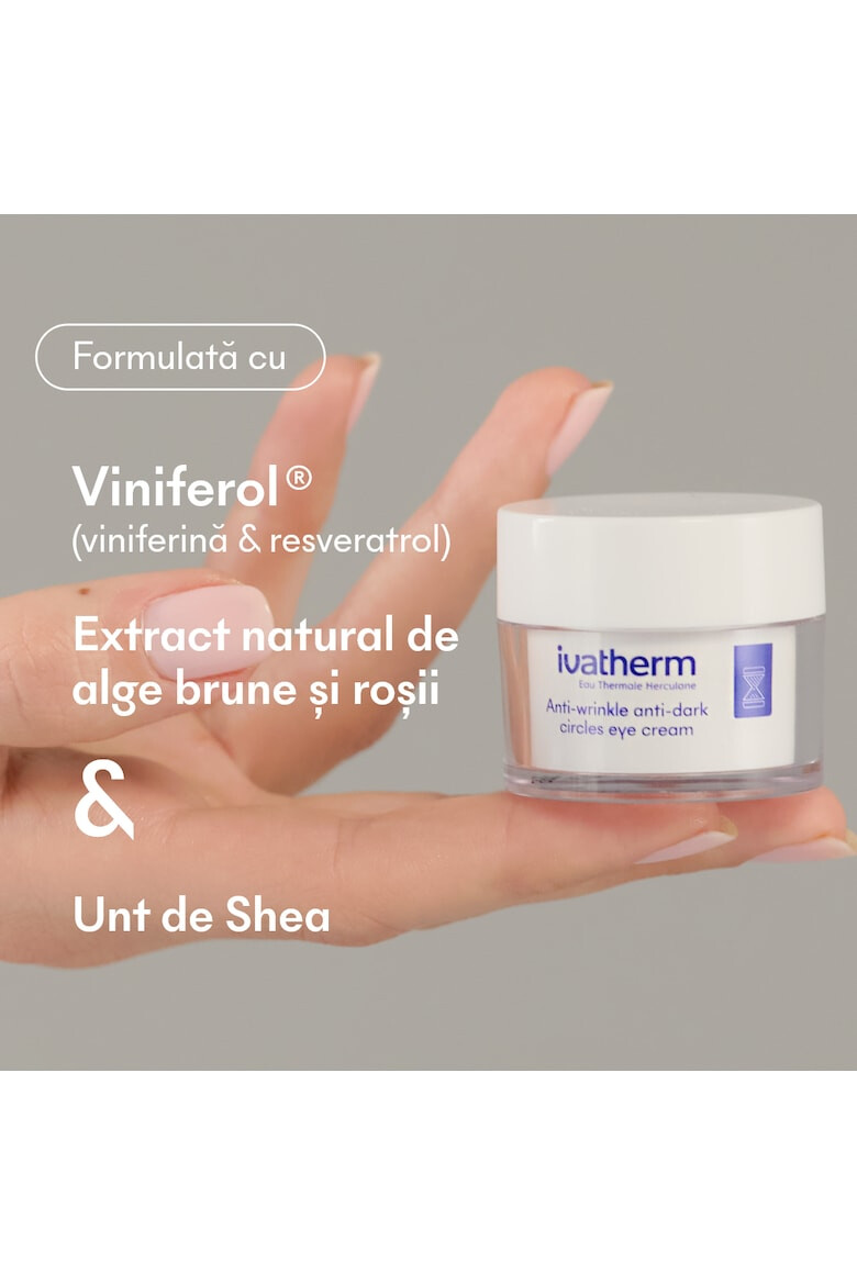 Ivatherm Crema antirid contur ochi anti-cearcan si anti-pungi cu efect regenerator 15ml - Pled.ro