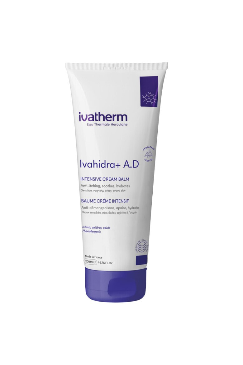 Ivatherm Crema-balsam intens emolienta Ivahidra+ AD 200 ml - Pled.ro