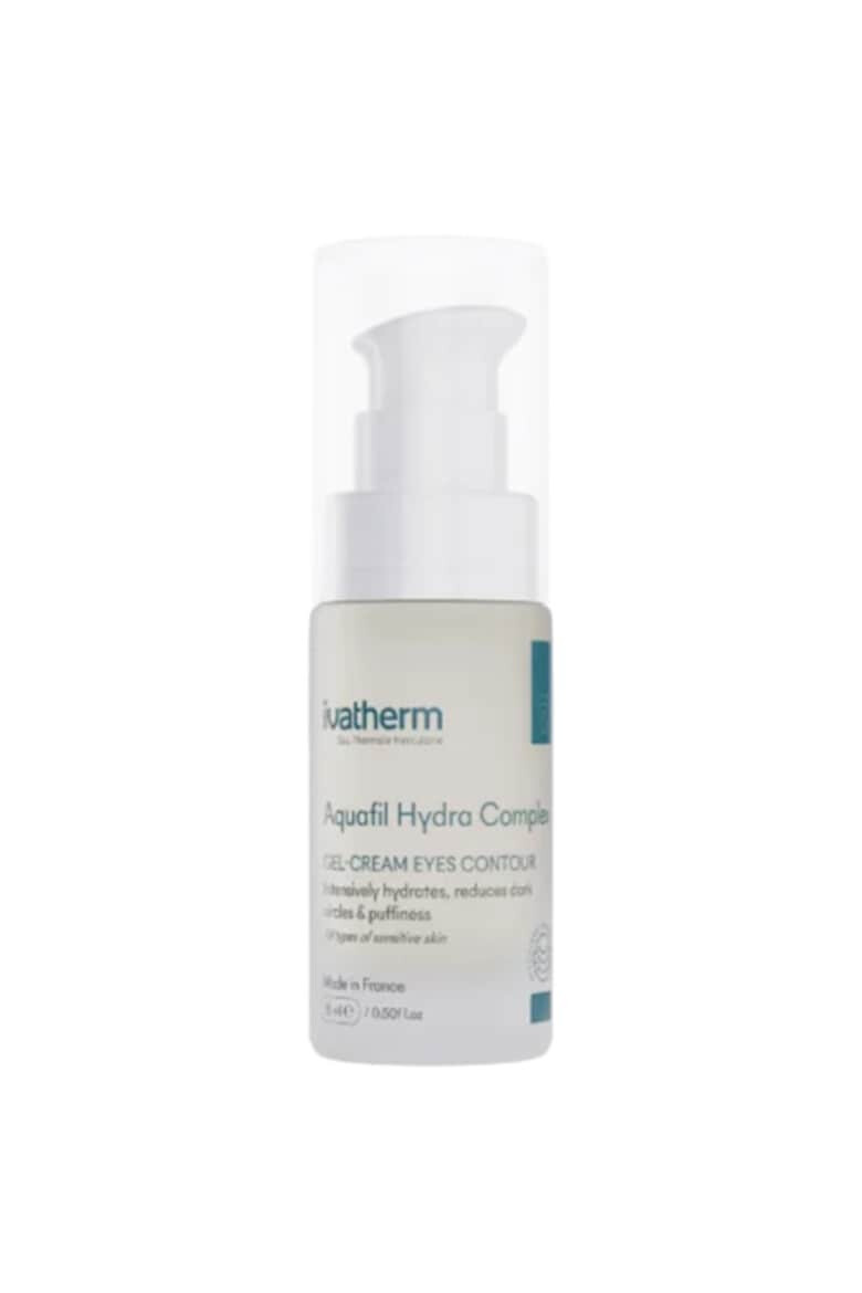 Ivatherm Crema hidratanta contur ochi Aquafil Hydra Complex Gel cu acid hialuronic si peptide efect regenerator 15ml - Pled.ro