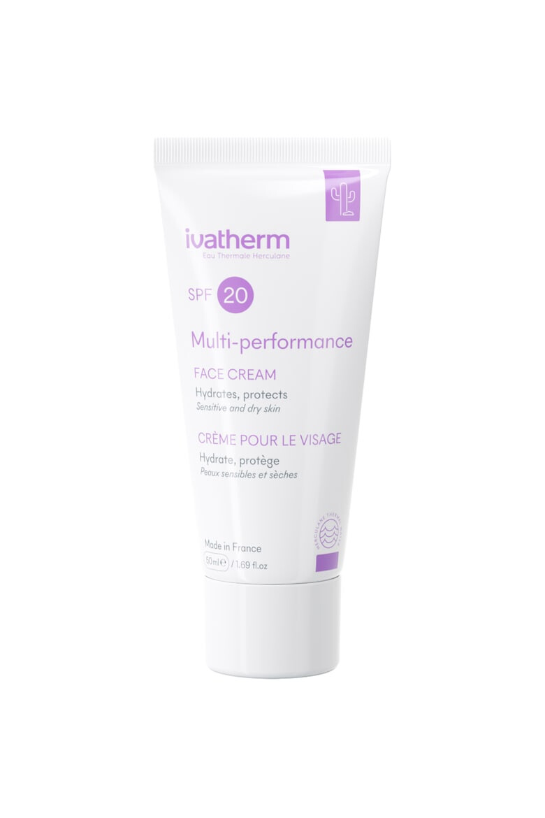 Ivatherm Crema hidratanta pentru fata Multi-performance cu protectie solara SPF 20 pentru ten normal 50 ml - Pled.ro