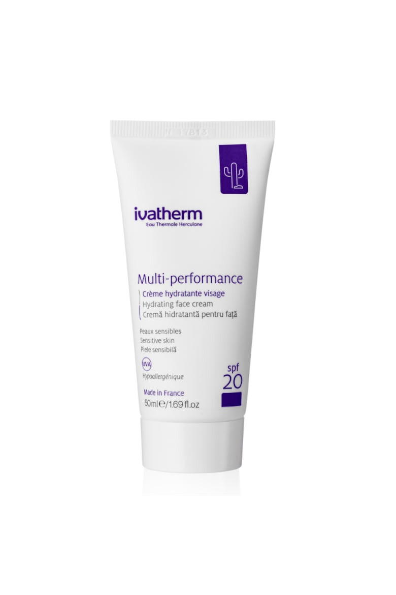 Ivatherm Crema hidratanta pentru fata Multi-performance cu protectie solara SPF 20 pentru ten normal 50 ml - Pled.ro