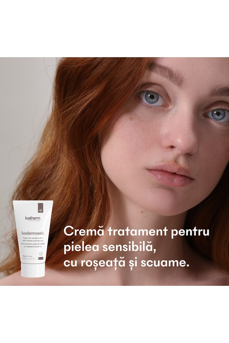 Ivatherm Crema reparatoare Ivadermaseb anti-iritanta pentru roseata scuame dermatita seboreica 40 ml - Pled.ro