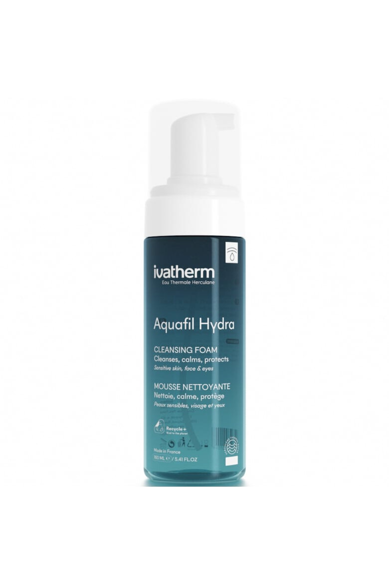 Ivatherm Spuma de curatare demachianta Aquafil Hydra pentru piele sensibila 160 ml - Pled.ro