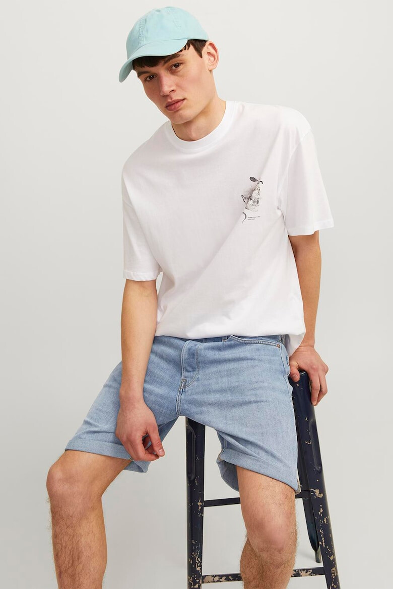 Jack & Jones Bermude de denim cu talie medie - Pled.ro