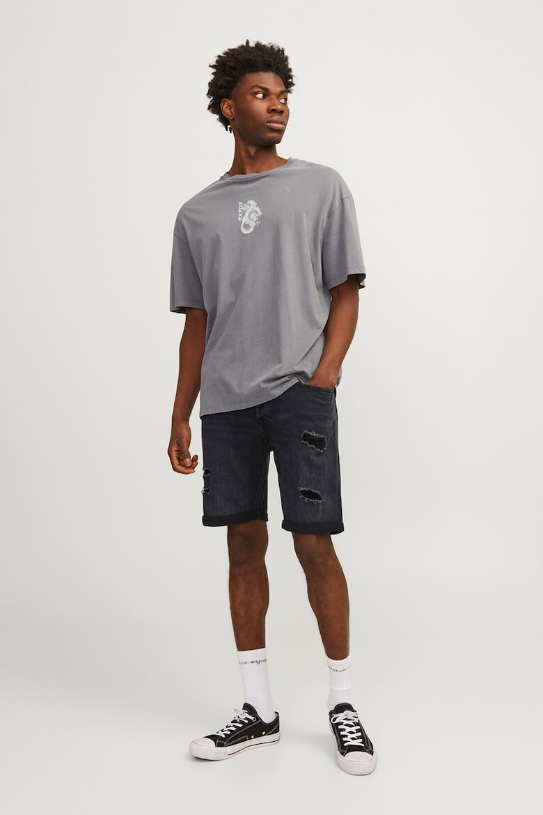 Jack & Jones Blugi scurti cu model cu 5 buzunare - Pled.ro