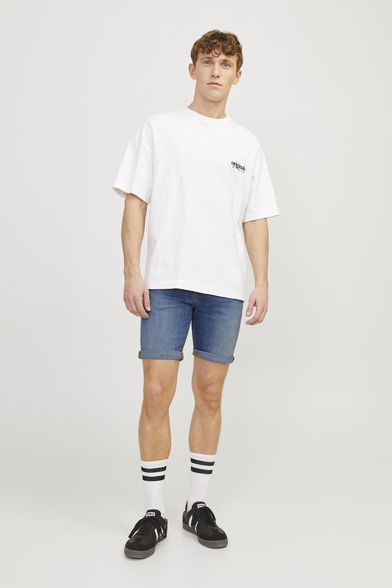 Jack & Jones Blugi scurti regular fit cu terminatie plisata - Pled.ro