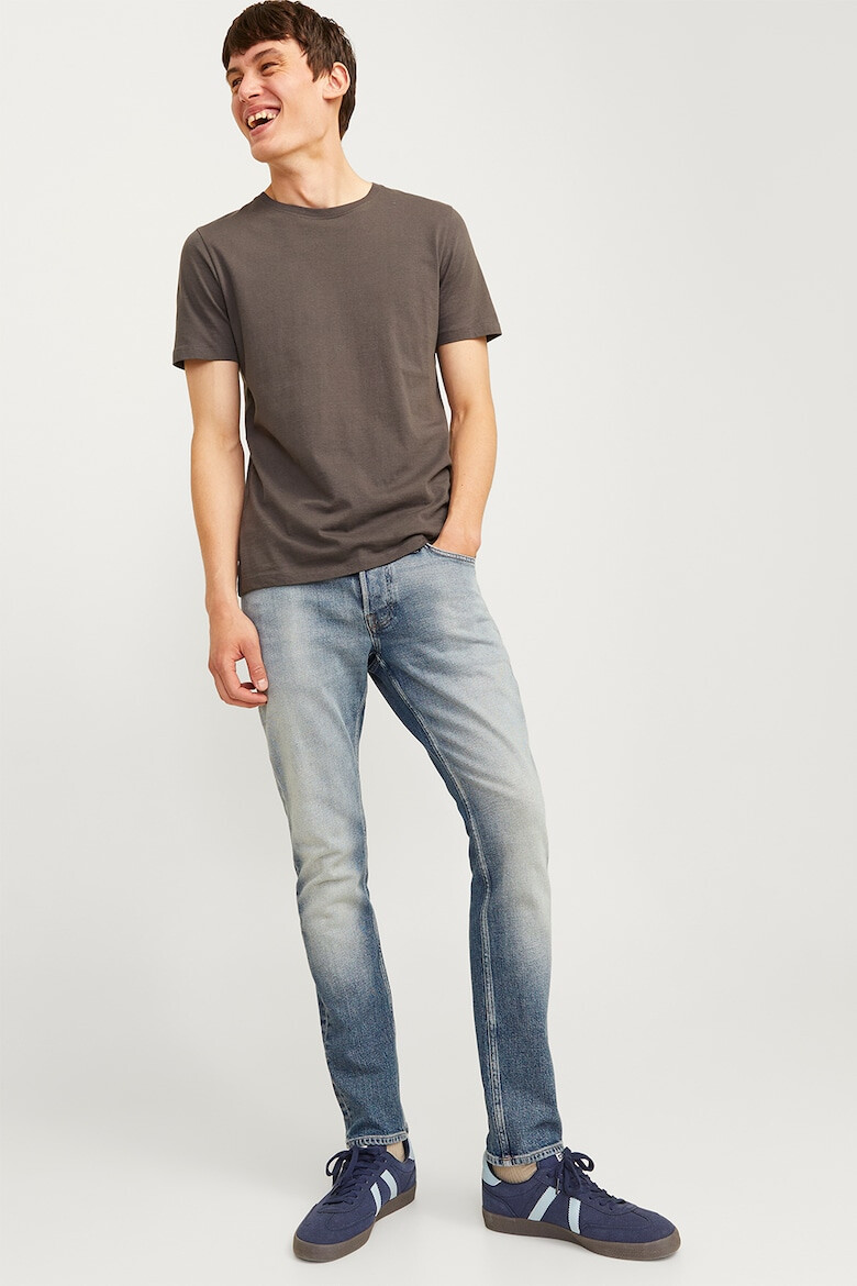 Jack & Jones Blugi slim fit cu aspect decolorat Glenn Cooper - Pled.ro