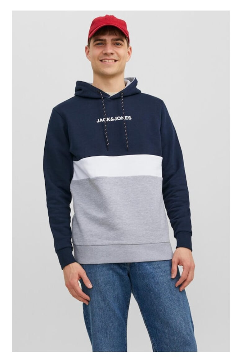 Jack & Jones Bluza barbati 4325 Bumbac/Poliester Multicolor - Pled.ro